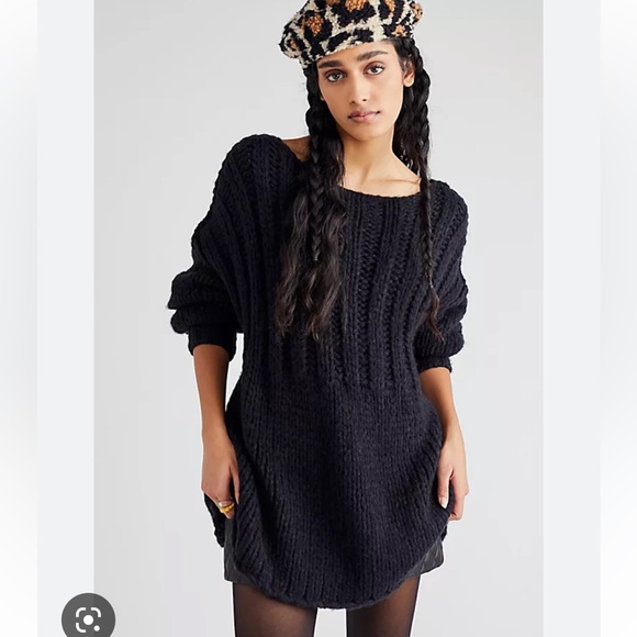 Free People Sweaters - Free People Be There Oversized Chunky Pullover Sweater
